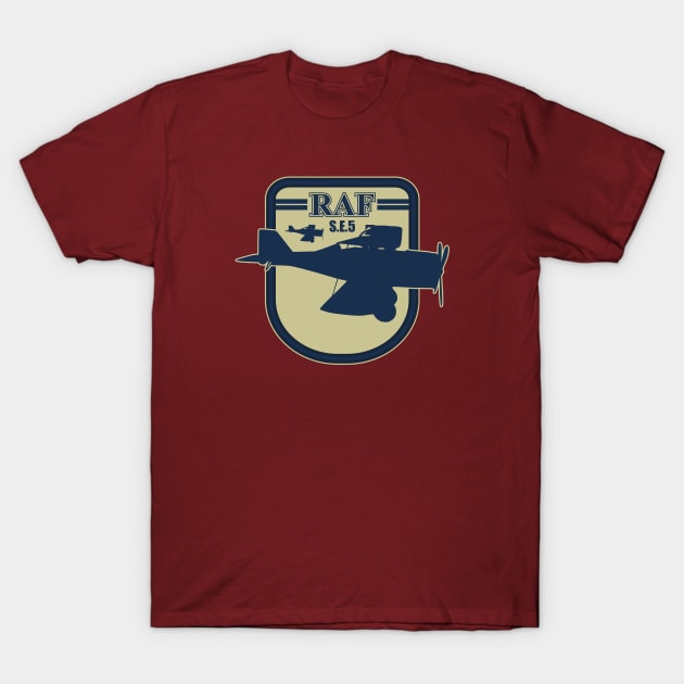 Royal Aircraft Factory S.E.5 T-Shirt by TCP